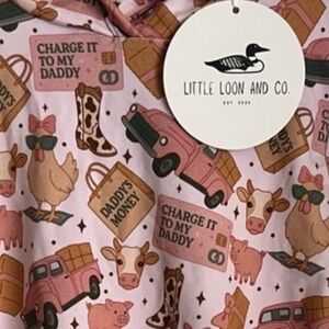 Little Loon & Co. Valentines Hoodie with Fun Print💕🤎💕🤎💕🤎